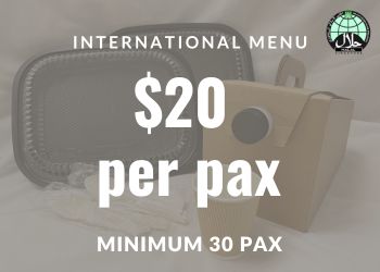 $20 International Menu