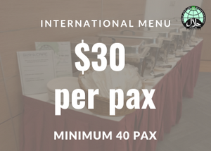 $30/pax 8-Course Set Menu with 15 Dishes | min 40 Pax