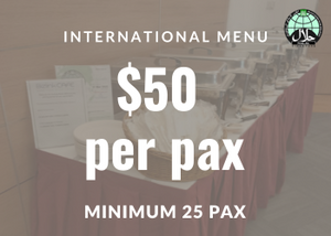 $50/pax 8-Course Set Menu with 17 Dishes | min 25 Pax