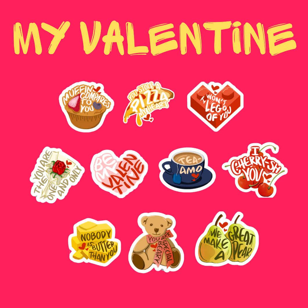 My Valentine- Valentine's Day Special Stickers