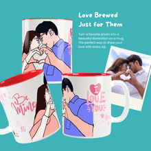 Valentine's Day Custom Portrait Mug